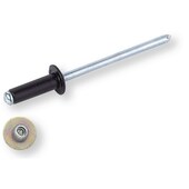 Blindniete Flachrundkopf 4x14 Aluminium schwarz lackiert/Stahl